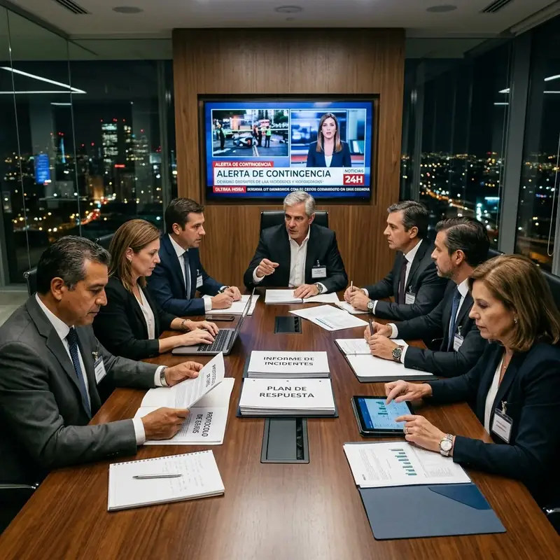 Equipo Inmediact trabajando en gestión de crisis